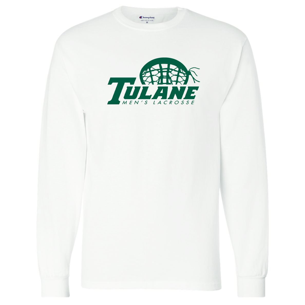 Tulane Mens Club Lacrosse Champion Long Sleeve T-Shirt