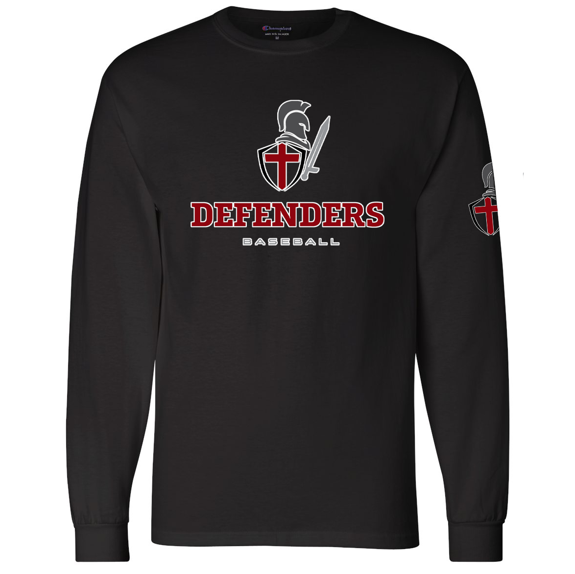 Defenders Baseball Champion Long Sleeve T-Shirt