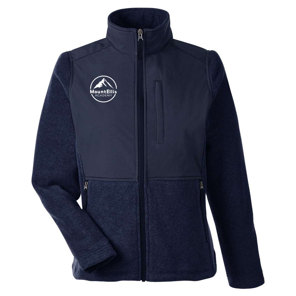 Mount Ellis Academy School Women's Journey Summit Hybrid Full-Zip