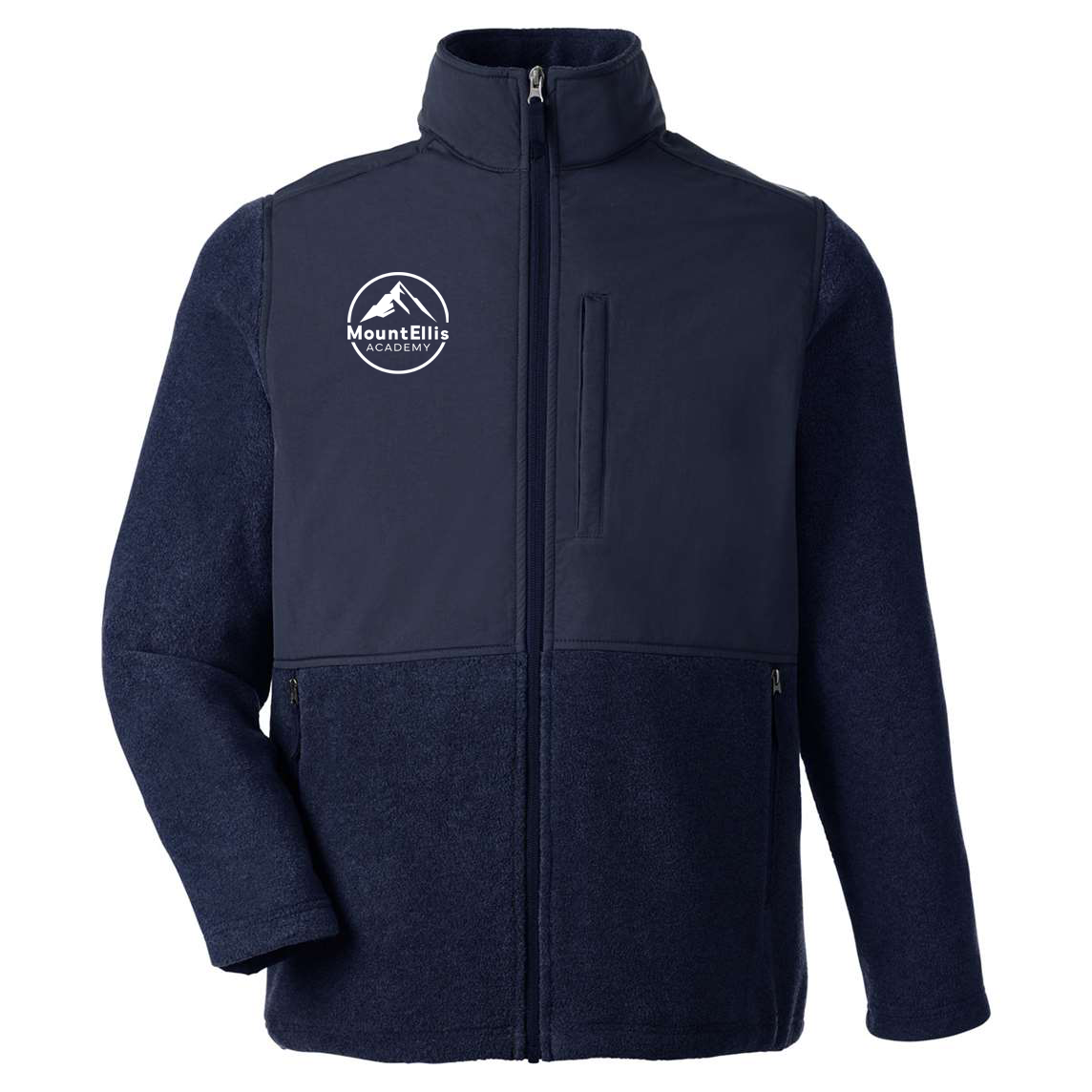 Mount Ellis Academy School Men's Journey Summit Hybrid Full-Zip