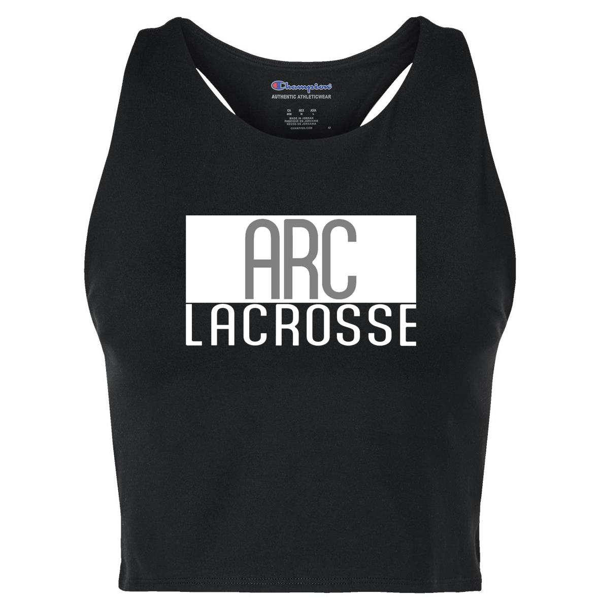 Arc Lacrosse Club Women's Crop Racerback Tank Top