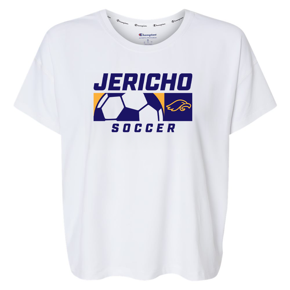 Jericho HS Soccer Champion Women's Sport Soft Touch T-Shirt