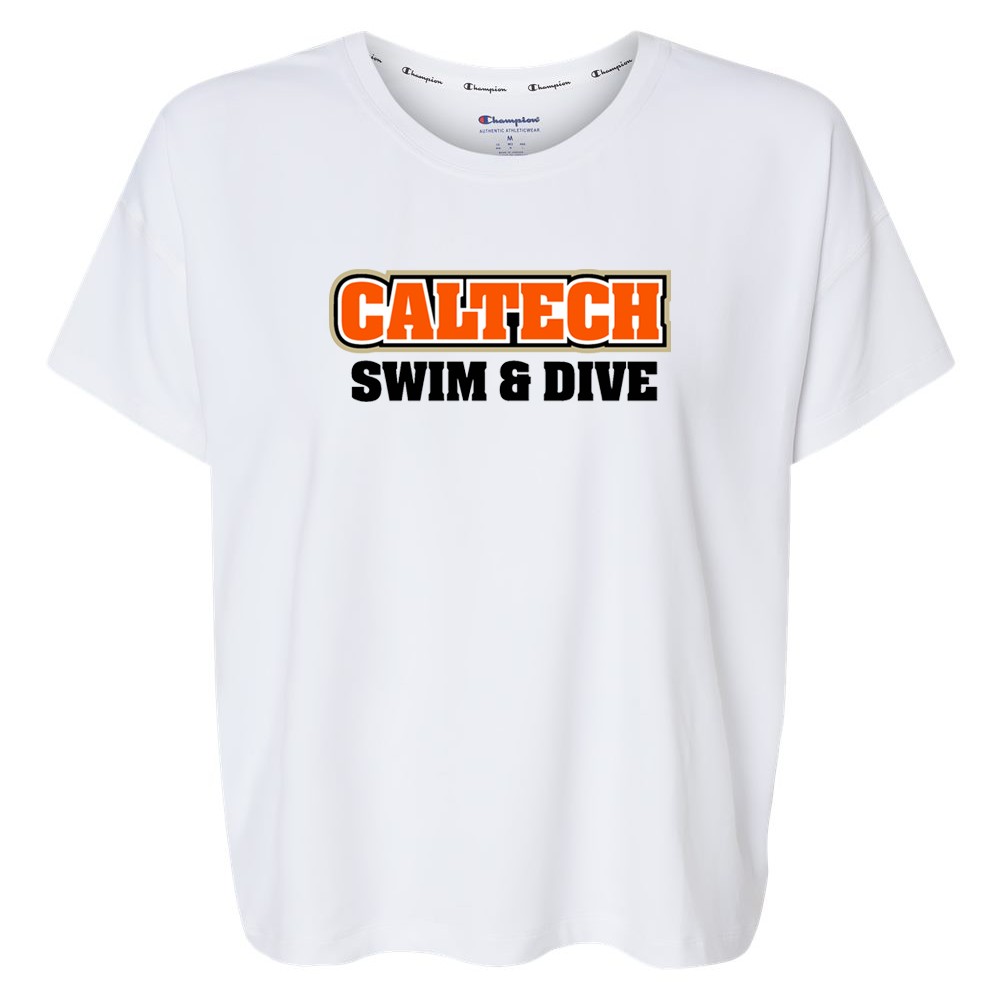 Caltech Swim & Dive Champion Women's Sport Soft Touch T-Shirt