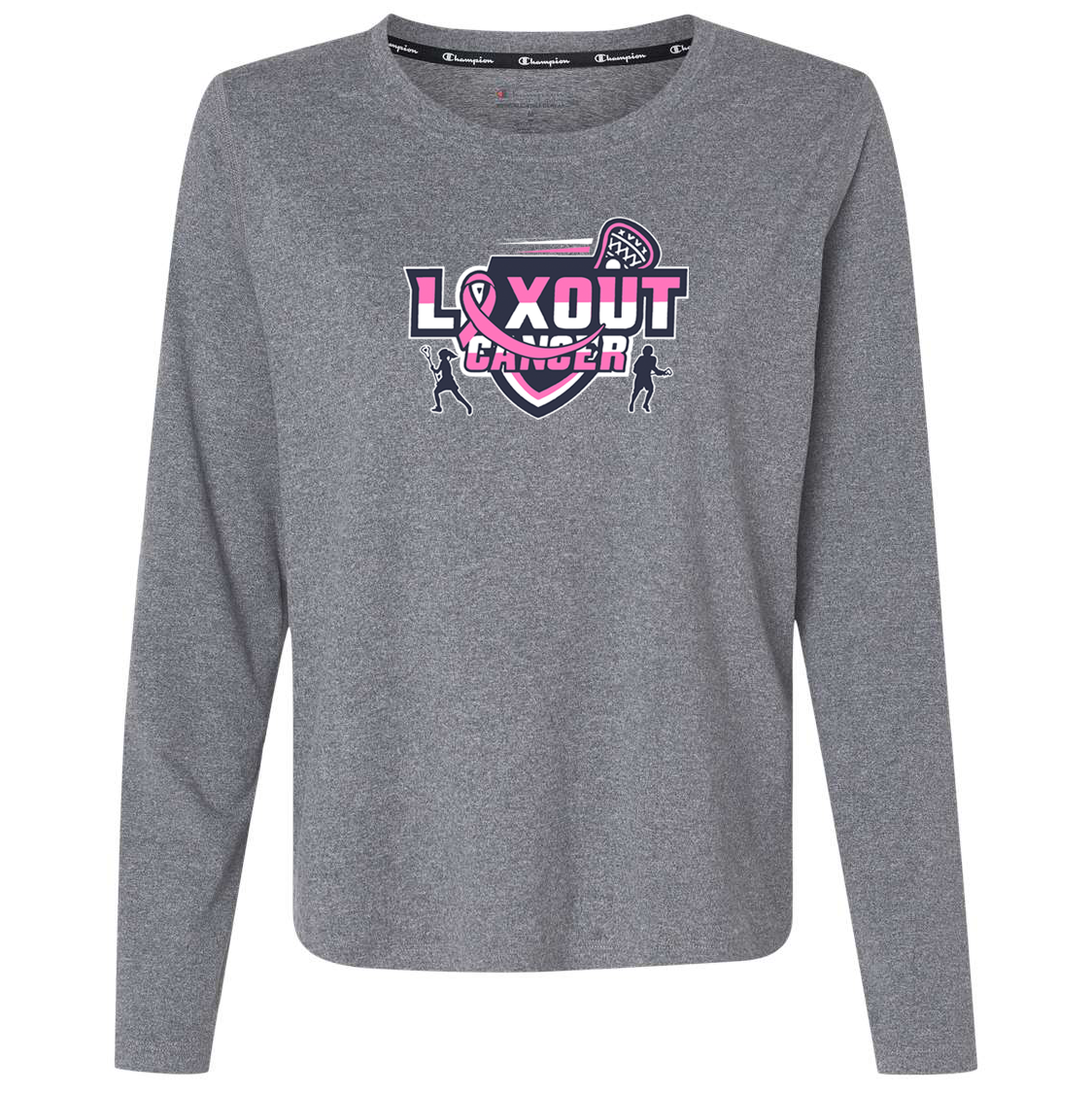 LaxOut Cancer Champion Women's Soft Touch Long Sleeve