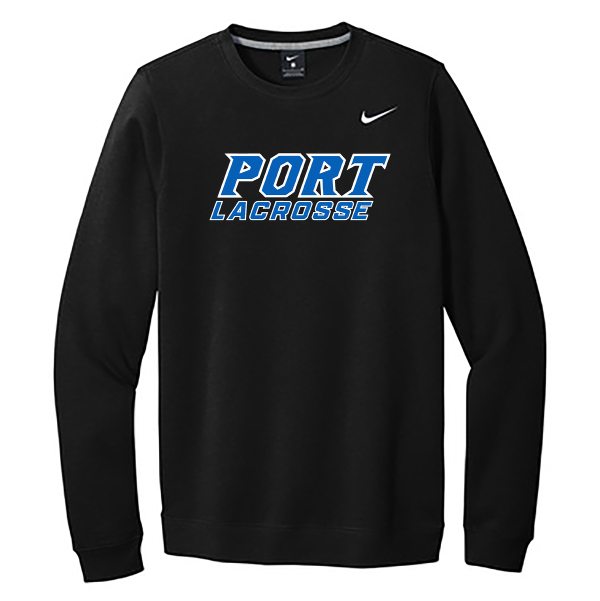 Port Washington Boys Lacrosse Nike Fleece Crew Neck