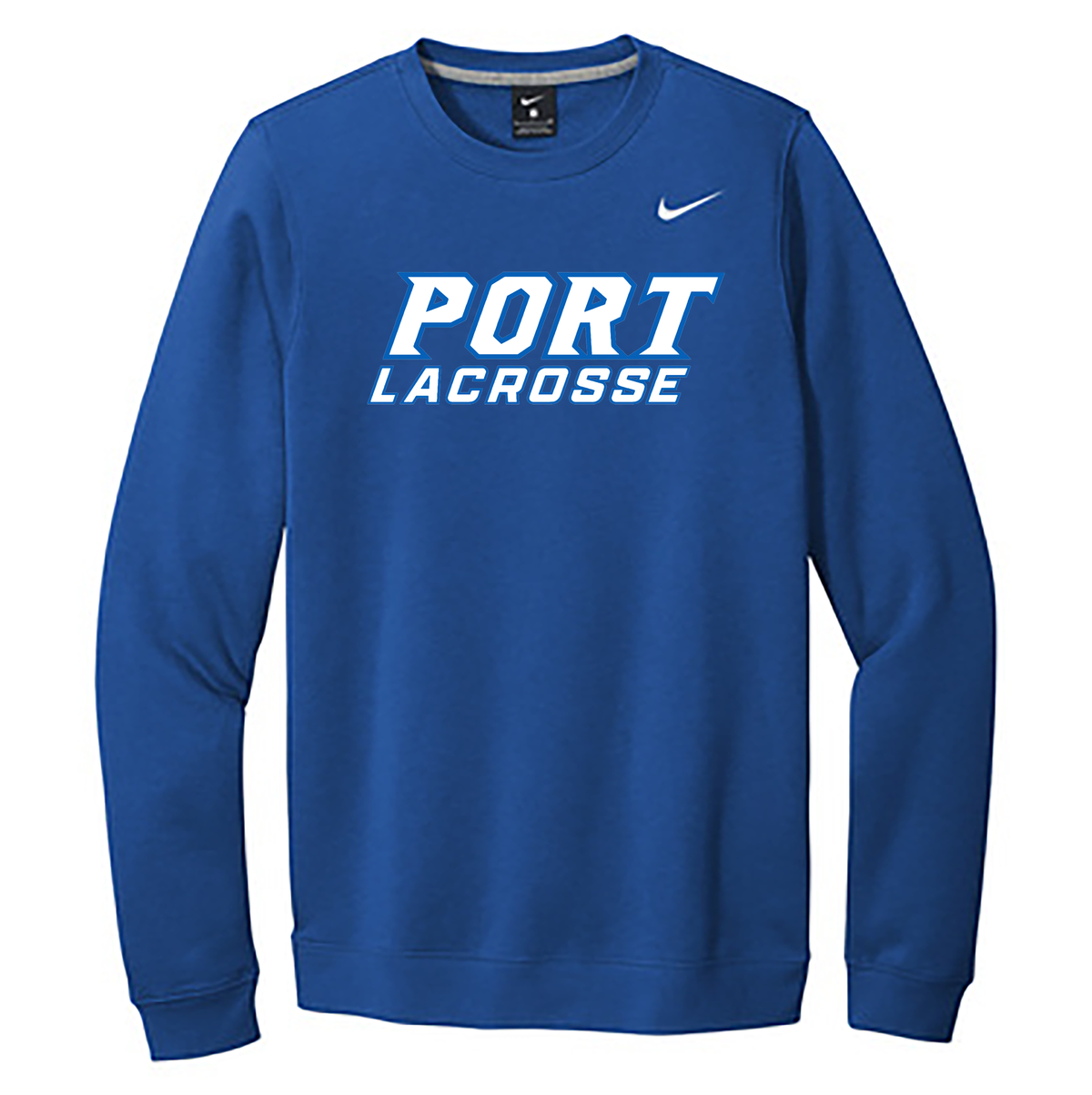 Port Washington Boys Lacrosse Nike Fleece Crew Neck