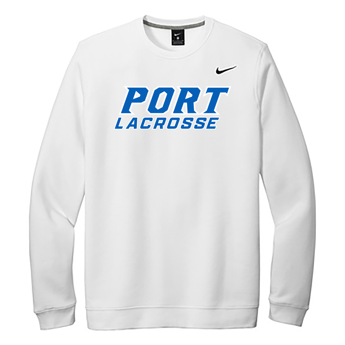 Port Washington Boys Lacrosse Nike Fleece Crew Neck