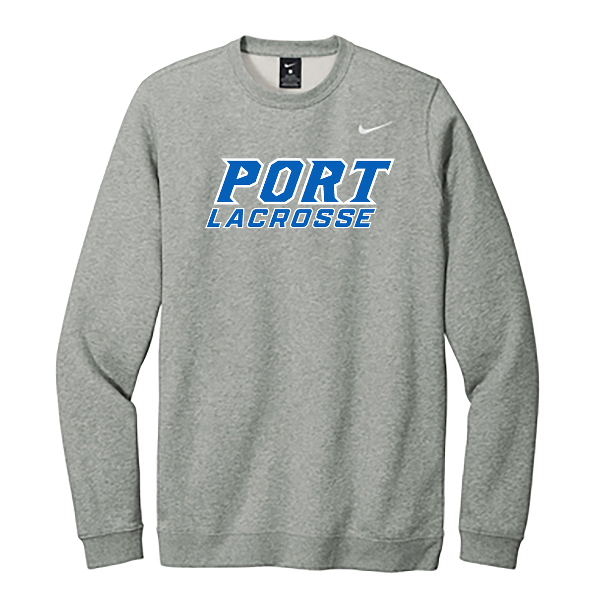 Port Washington Boys Lacrosse Nike Fleece Crew Neck