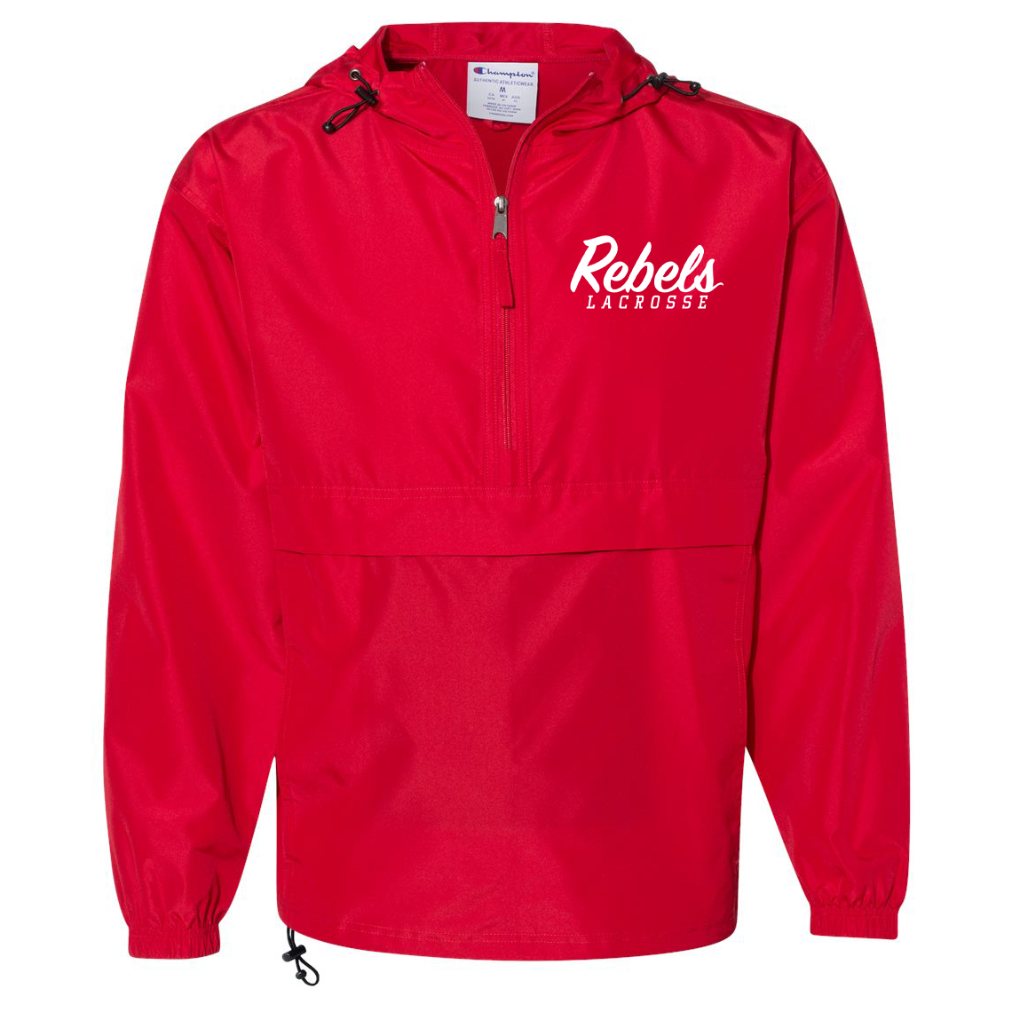 Rebels Lacrosse Champion Packable Quarter Zip Jacket