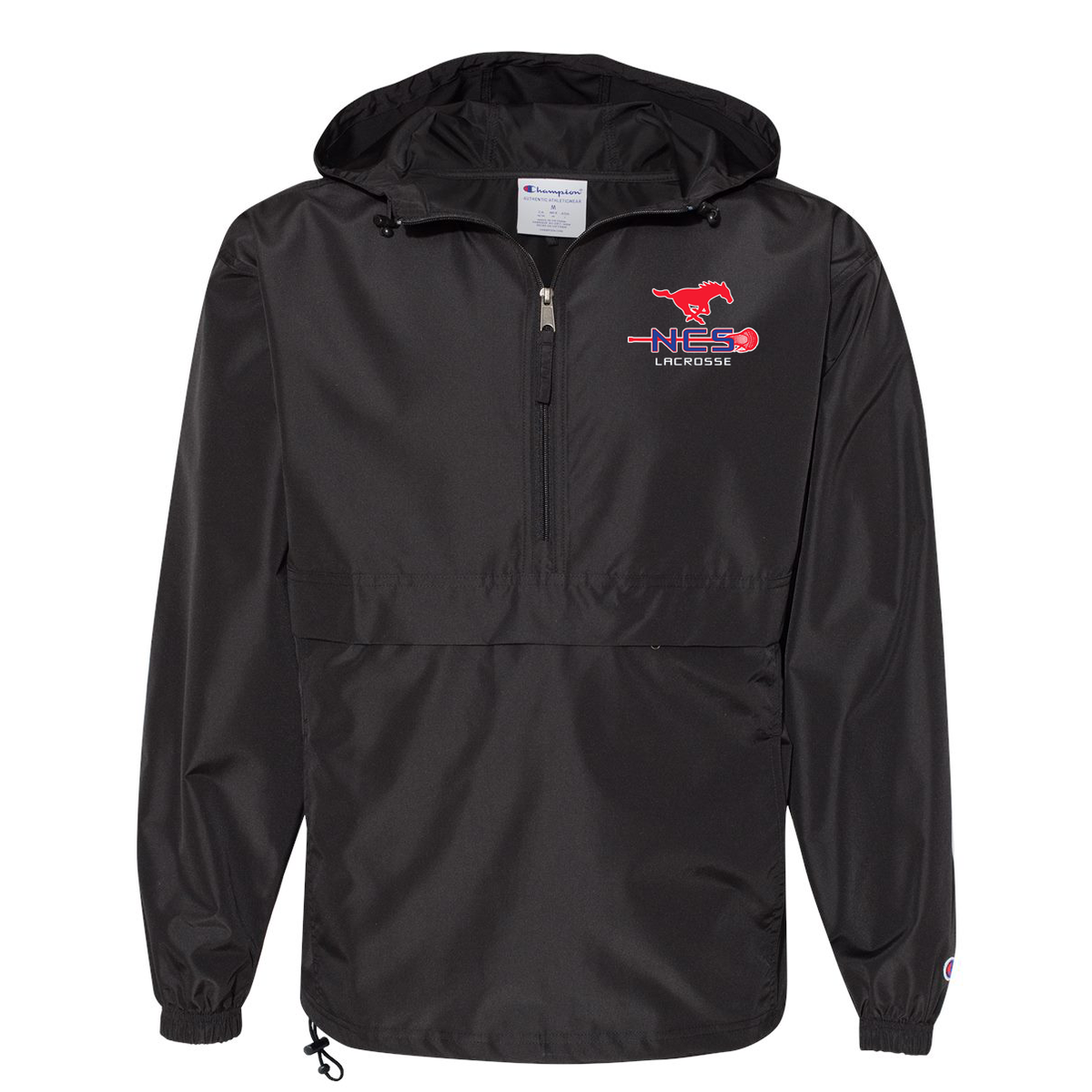 Northside Christian High School Lacrosse Champion Packable Quarter Zip Jacket