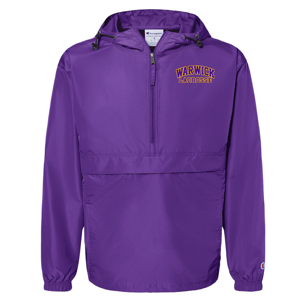 Warwick Lacrosse Champion Packable Quarter Zip Jacket