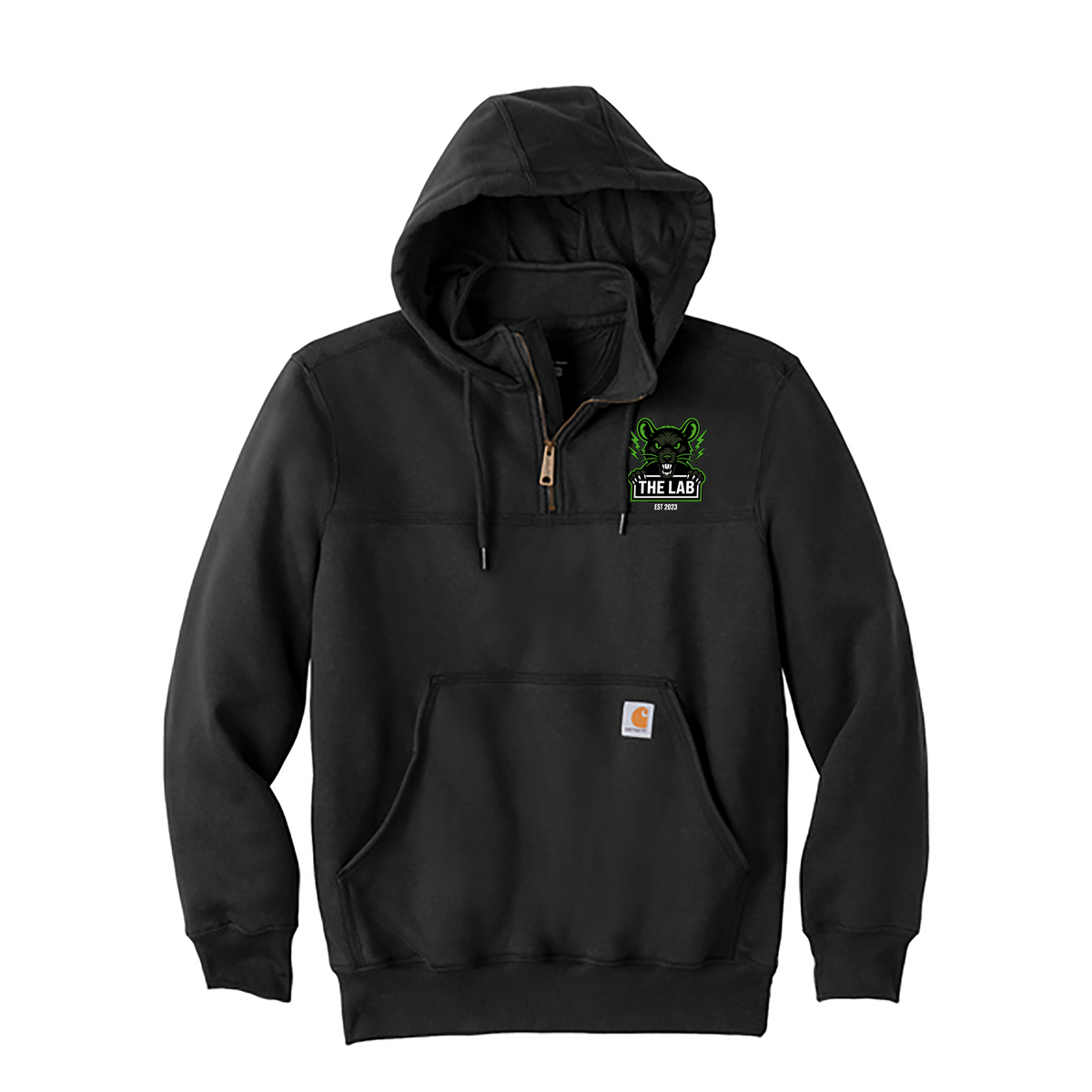 The Lab Carhartt Rain Defender Heavyweight Hooded Zip Mock Sweatshirt