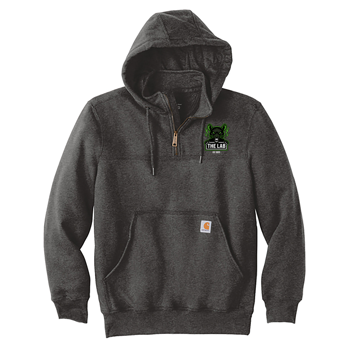 The Lab Carhartt Rain Defender Heavyweight Hooded Zip Mock Sweatshirt
