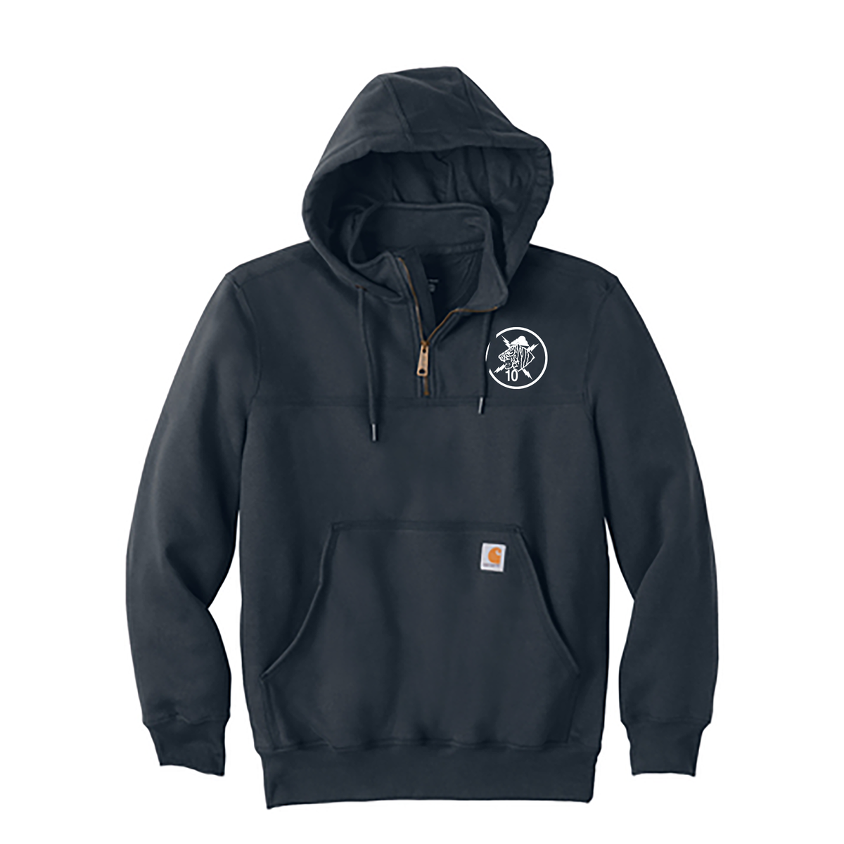 Tiger Ten Carhartt Rain Defender Heavyweight Hooded Zip Mock Sweatshirt