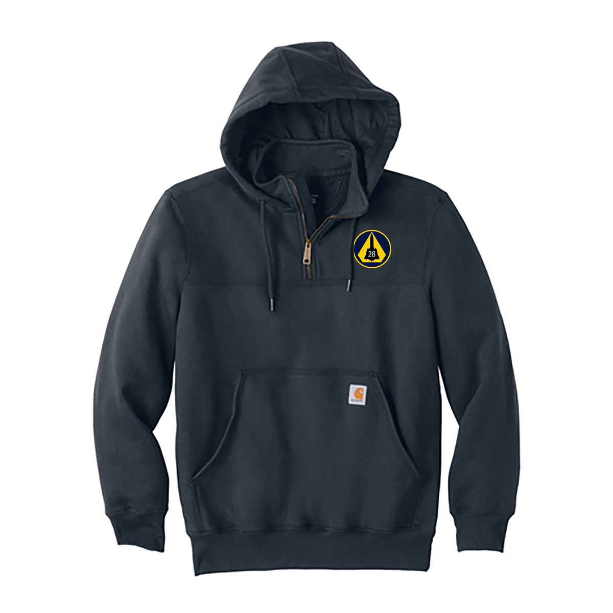 Blackbirds Carhartt Rain Defender Heavyweight Hooded Zip Mock Sweatshirt