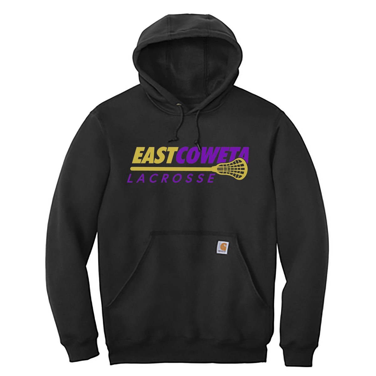 East Coweta Lacrosse Carhartt Midweight Hooded Sweatshirt