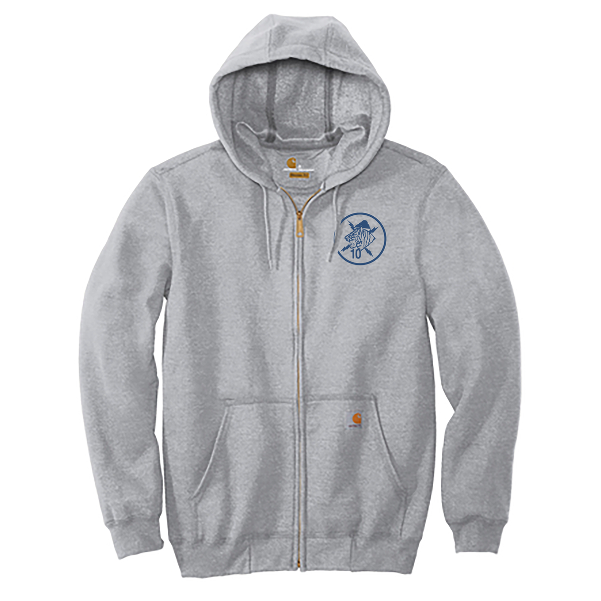 Tiger Ten Carhartt Midweight Hooded Zip-Front Sweatshirt