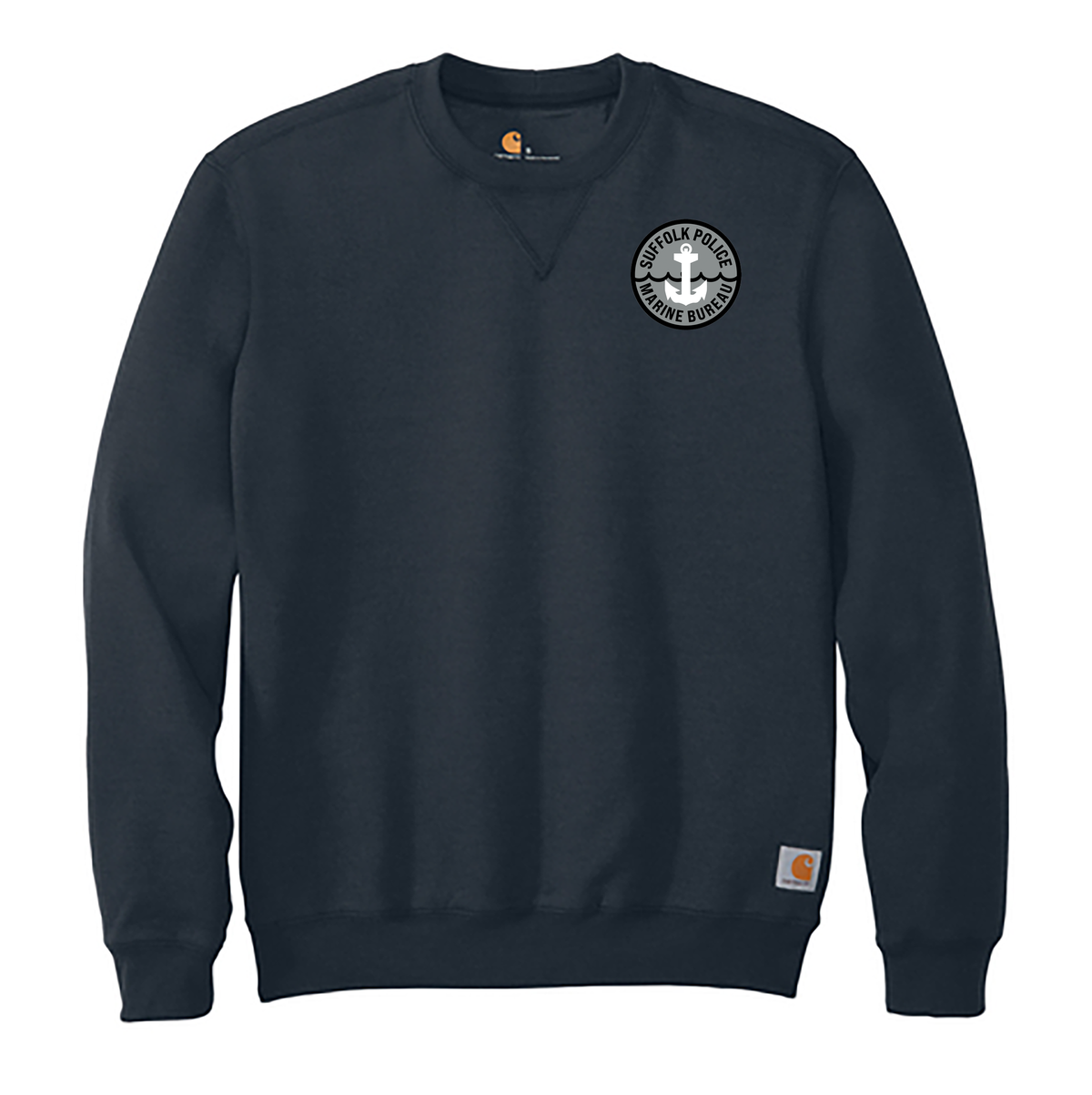 Suffolk County Marine Bureau Carhartt Embroidered Midweight Crewneck