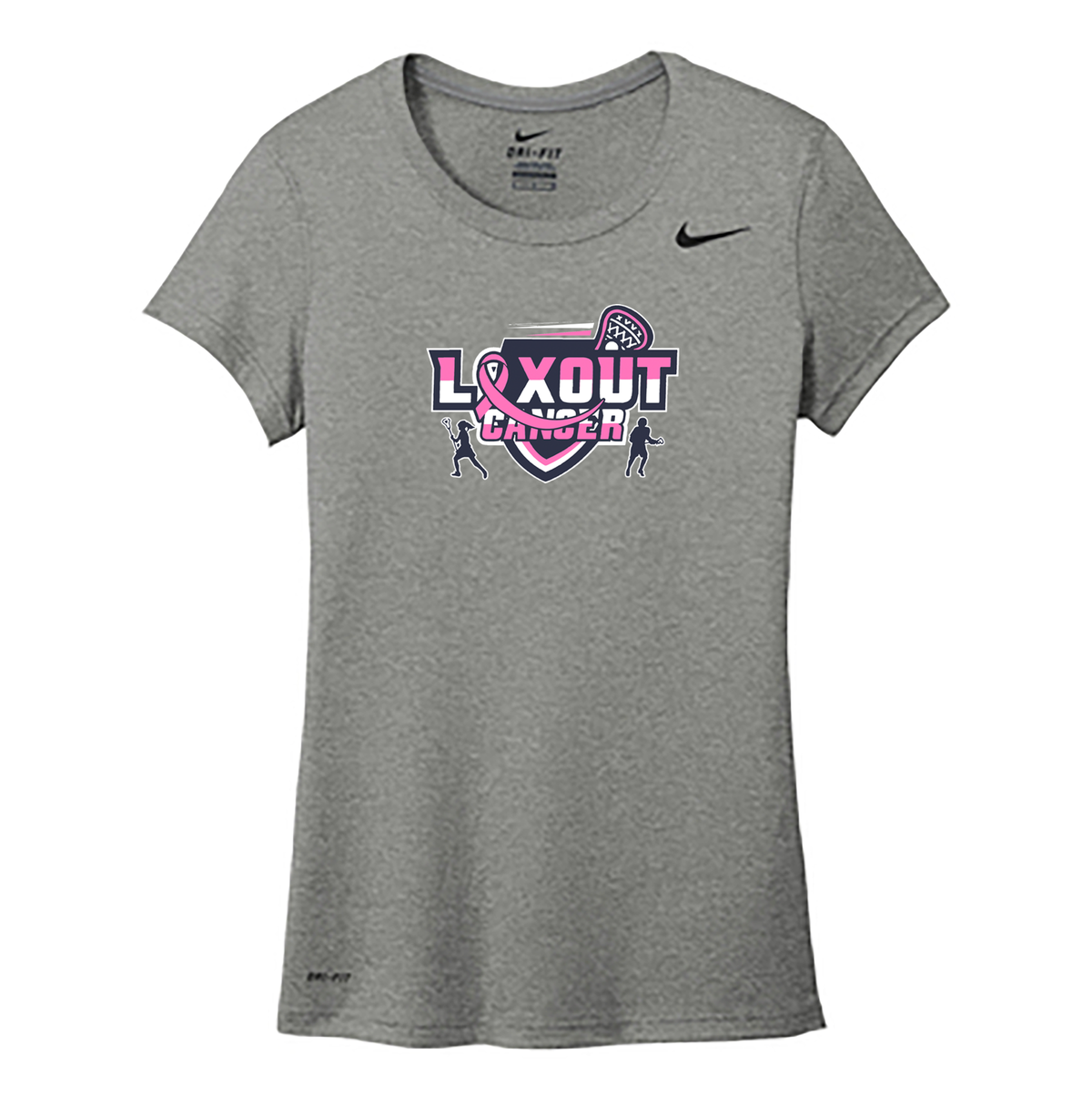 LaxOut Cancer Nike Ladies Legend Tee
