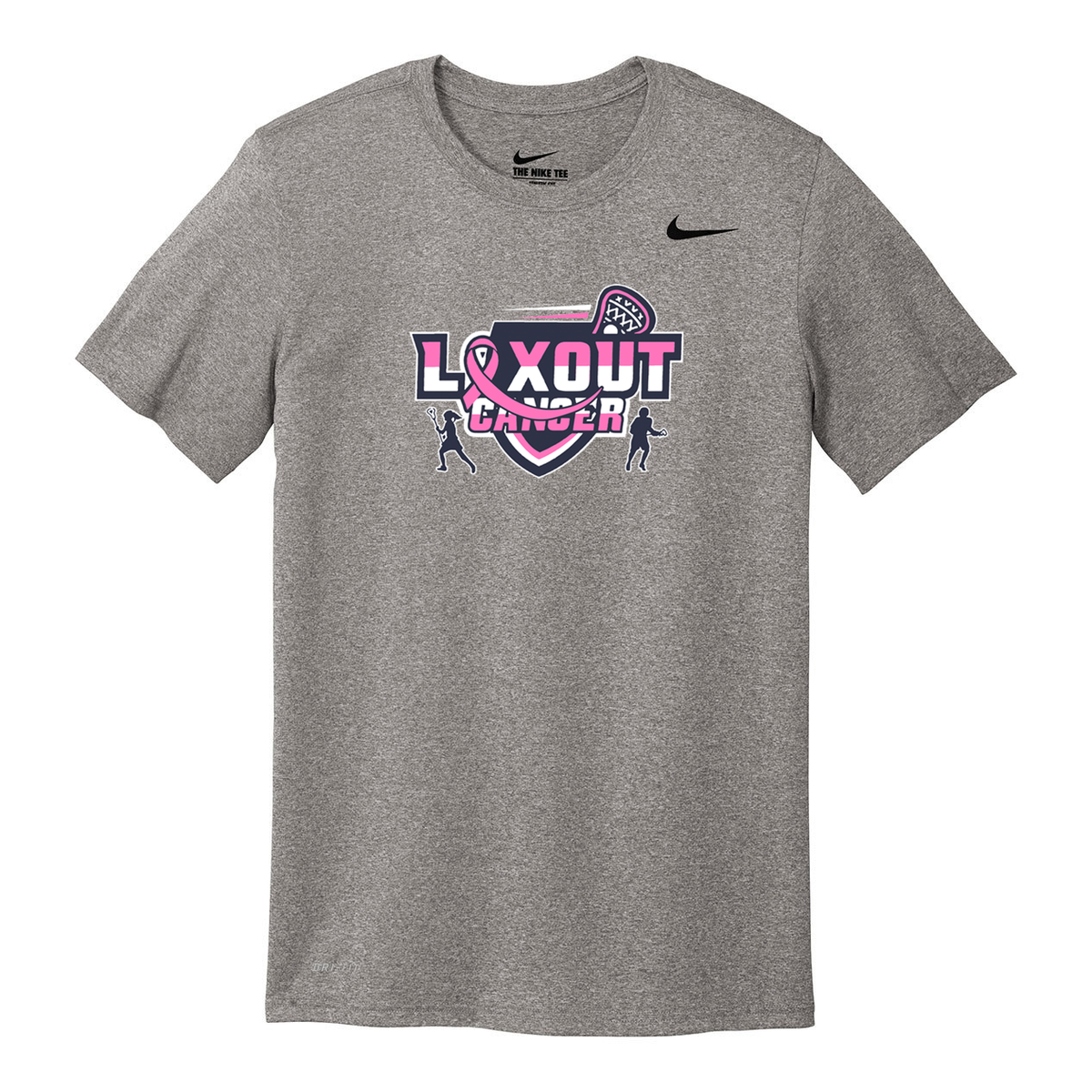 LaxOut Cancer Nike Legend Tee