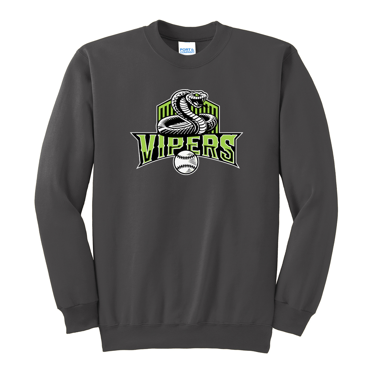 Vipers Baseball Crew Neck Sweater