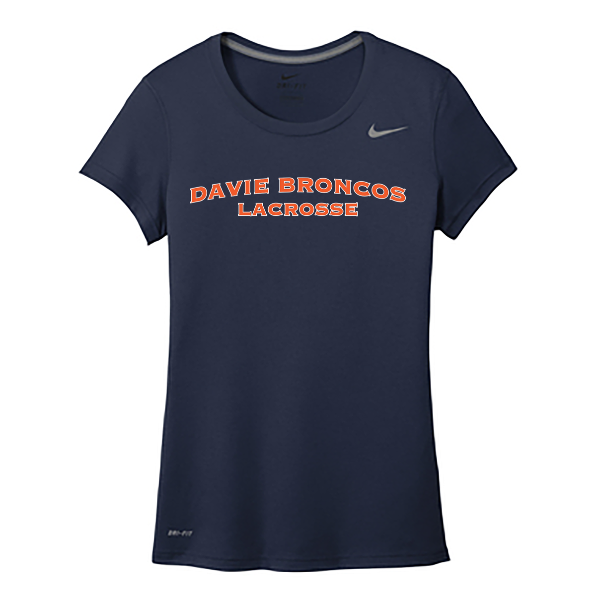 Davie Broncos Lacrosse Nike Ladies Legend Tee