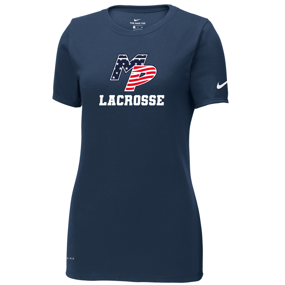 Miller Place Girls HS Lacrosse Nike Ladies Dri-FIT Tee