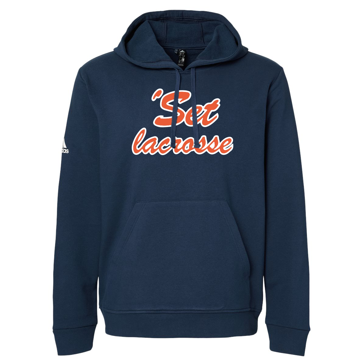 'Set Lacrosse Adidas Fleece Hooded Sweatshirt