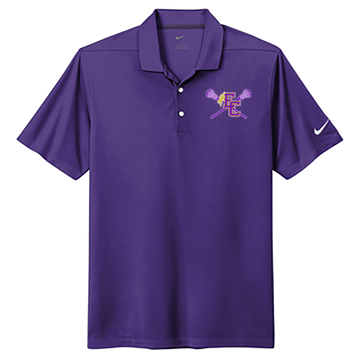 East Coweta Lacrosse Nike Dri-FIT Micro Pique 2.0 Polo