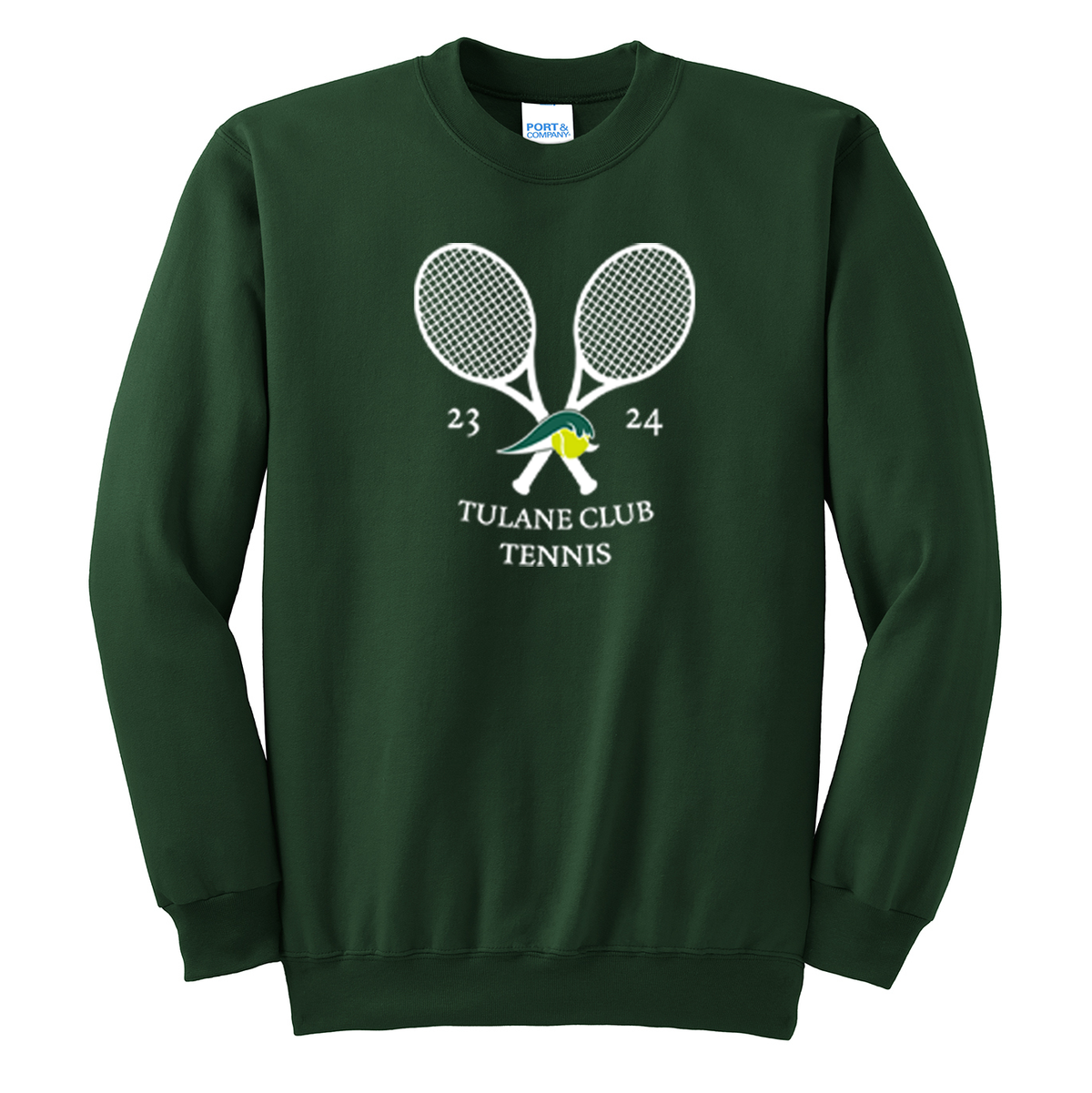 Tulane Club Tennis Crew Neck Sweater