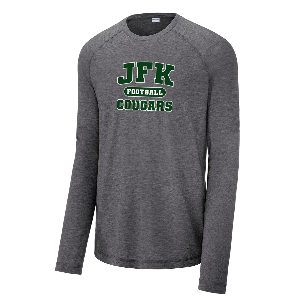 JFK Bellmore Football Long Sleeve Raglan CottonTouch