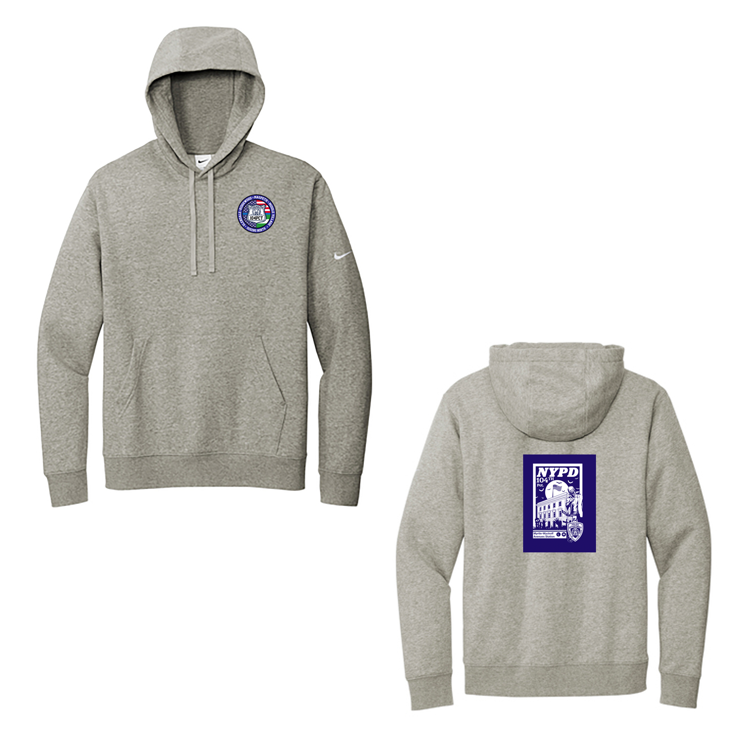 Nypd 2025 hoodie grey