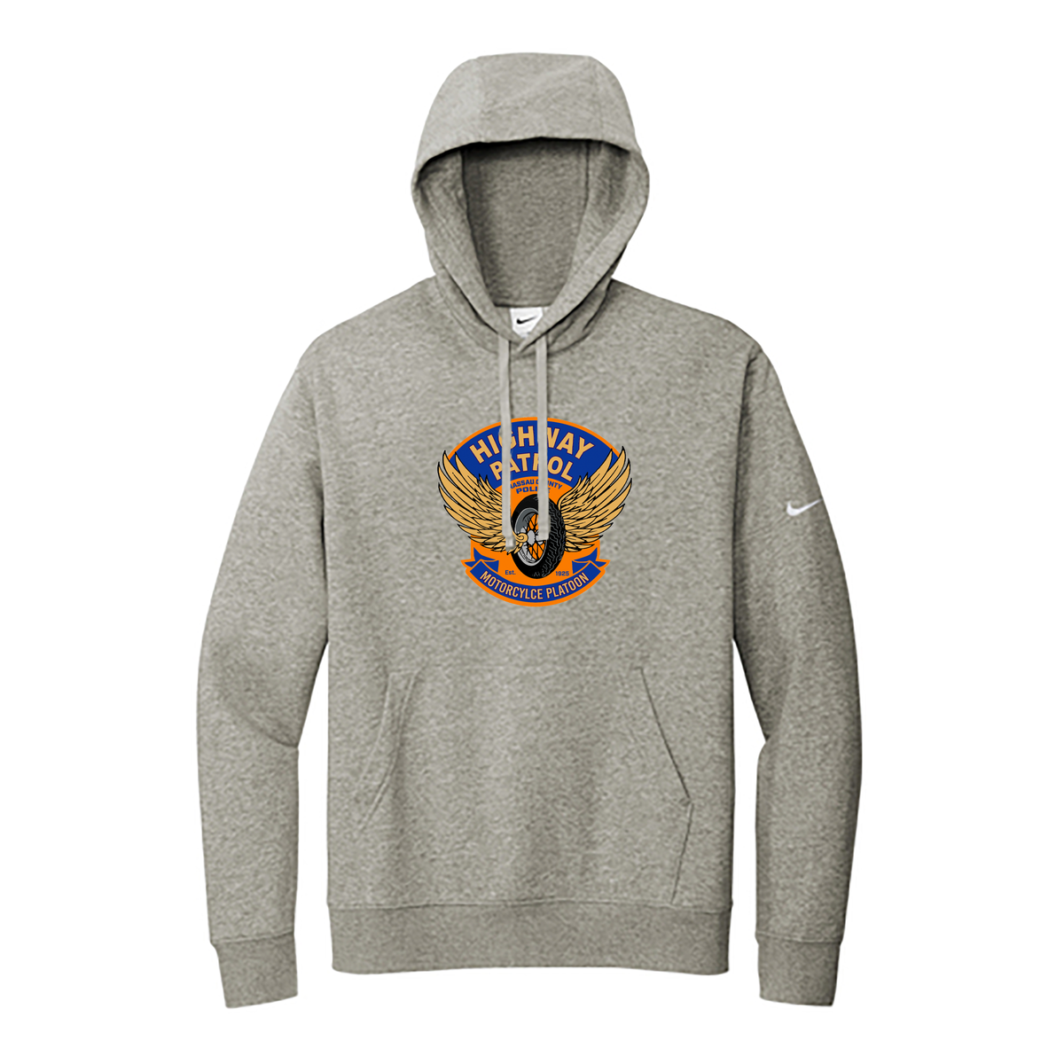 NCPD Motorcycle Unit Nike Fleece Swoosh Hoodie