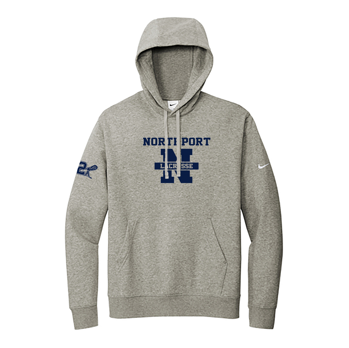 Northport High School Lacrosse Nike Fleece Swoosh Hoodie