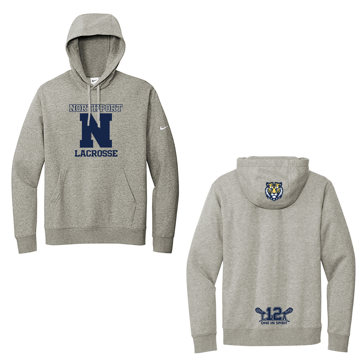 Northport High School Lacrosse Nike Fleece Swoosh Hoodie