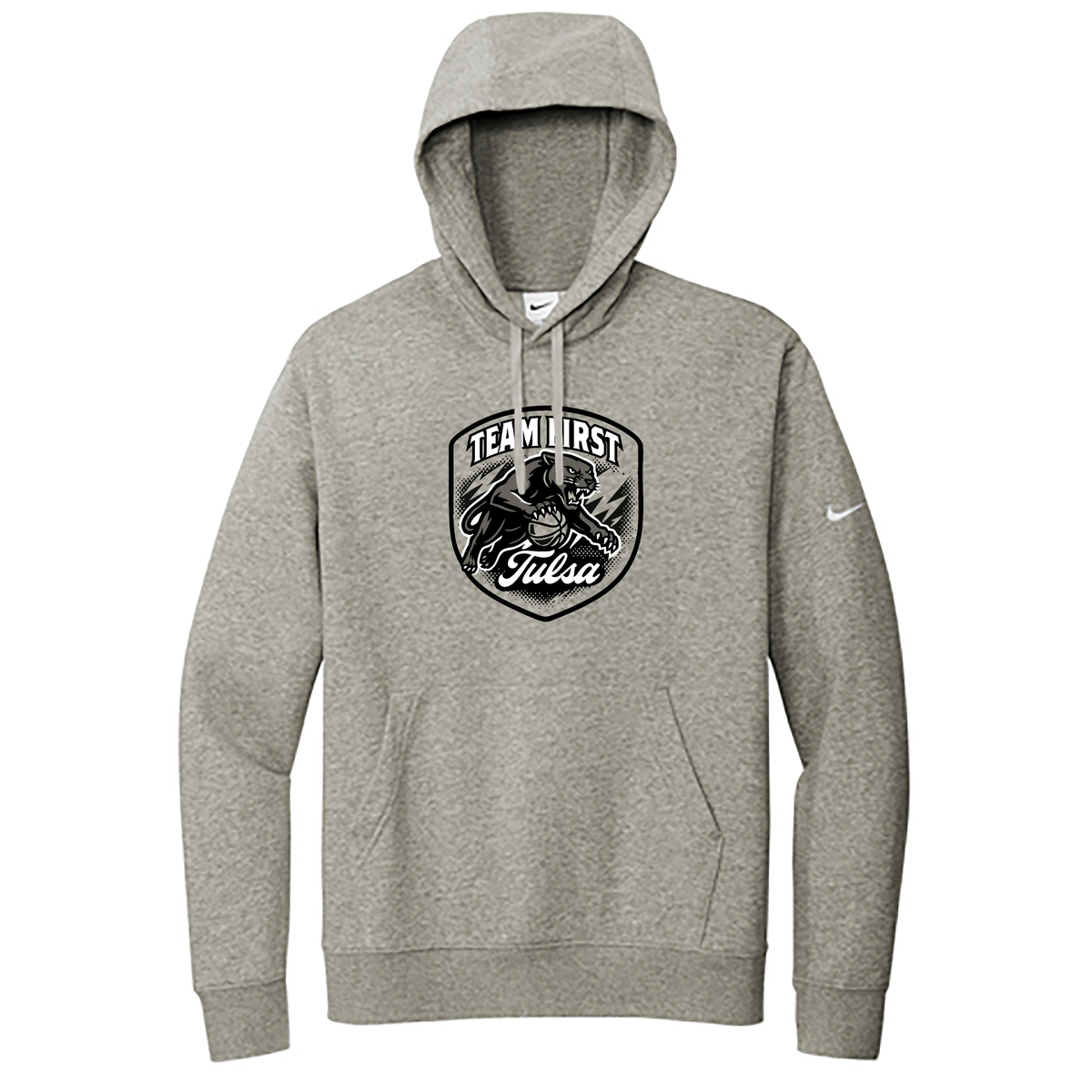 Team First Tulsa Nike Fleece Swoosh Hoodie
