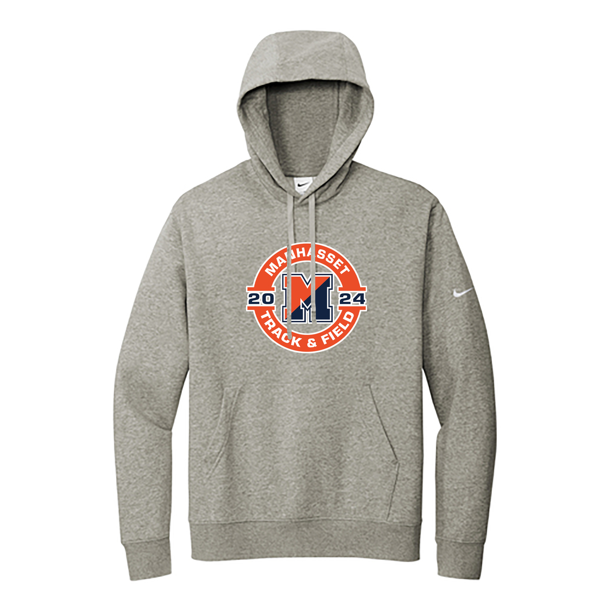 Manhasset Track & Field Nike Fleece Swoosh Hoodie