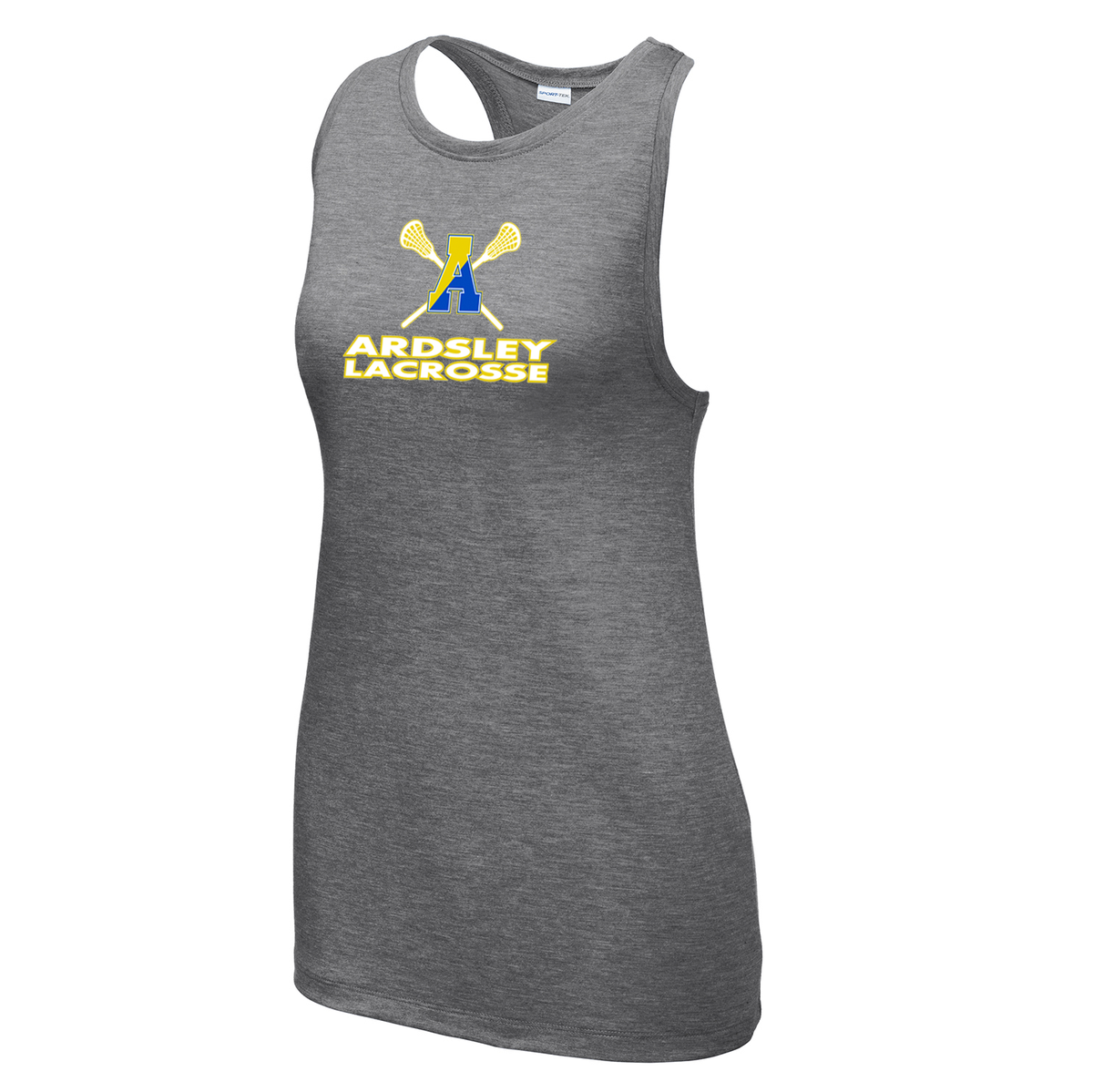 Ardsley High School Lacrosse Women's Tri-Blend Wicking Racerback