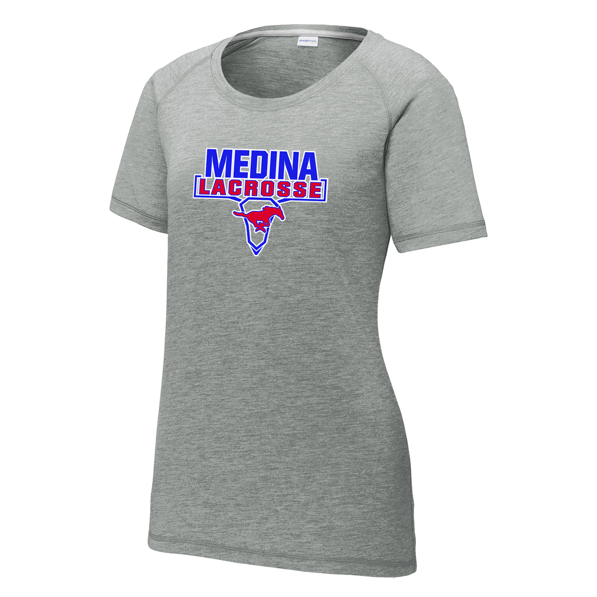 Medina Mustangs Lacrosse Women's Raglan CottonTouch