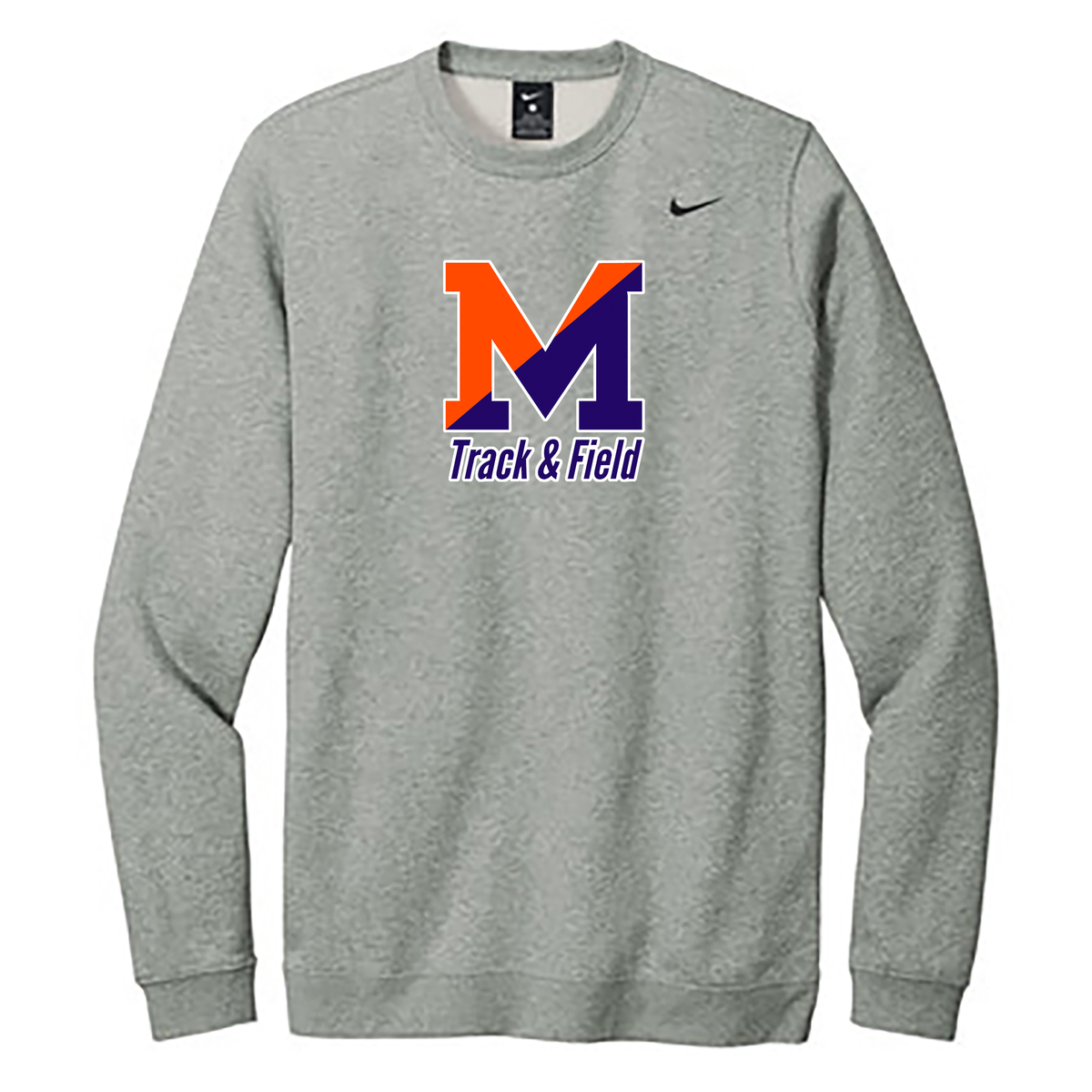 Manhasset Track & Field Nike Fleece Crew Neck