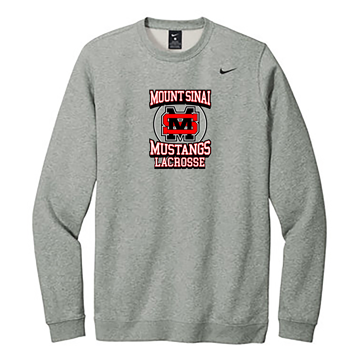 Mount Sinai Lacrosse Nike Fleece Crew Neck