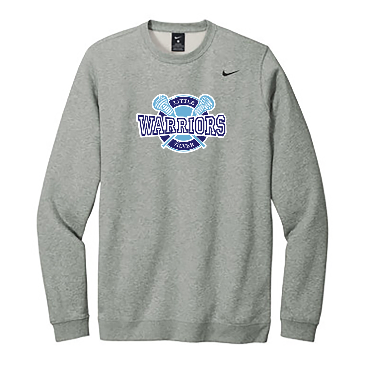 Little Silver Lacrosse Nike Fleece Crew Neck