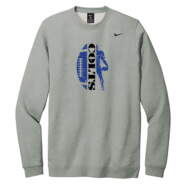 Calhoun Colts HS Football Nike Fleece Crew Neck