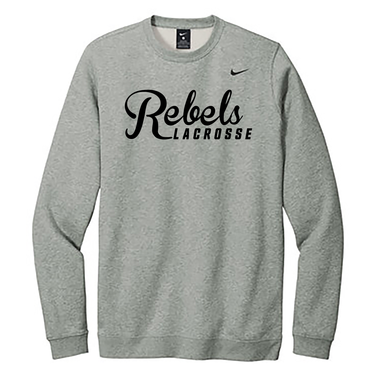 Rebels 2029 Black Nike Fleece Crew Neck