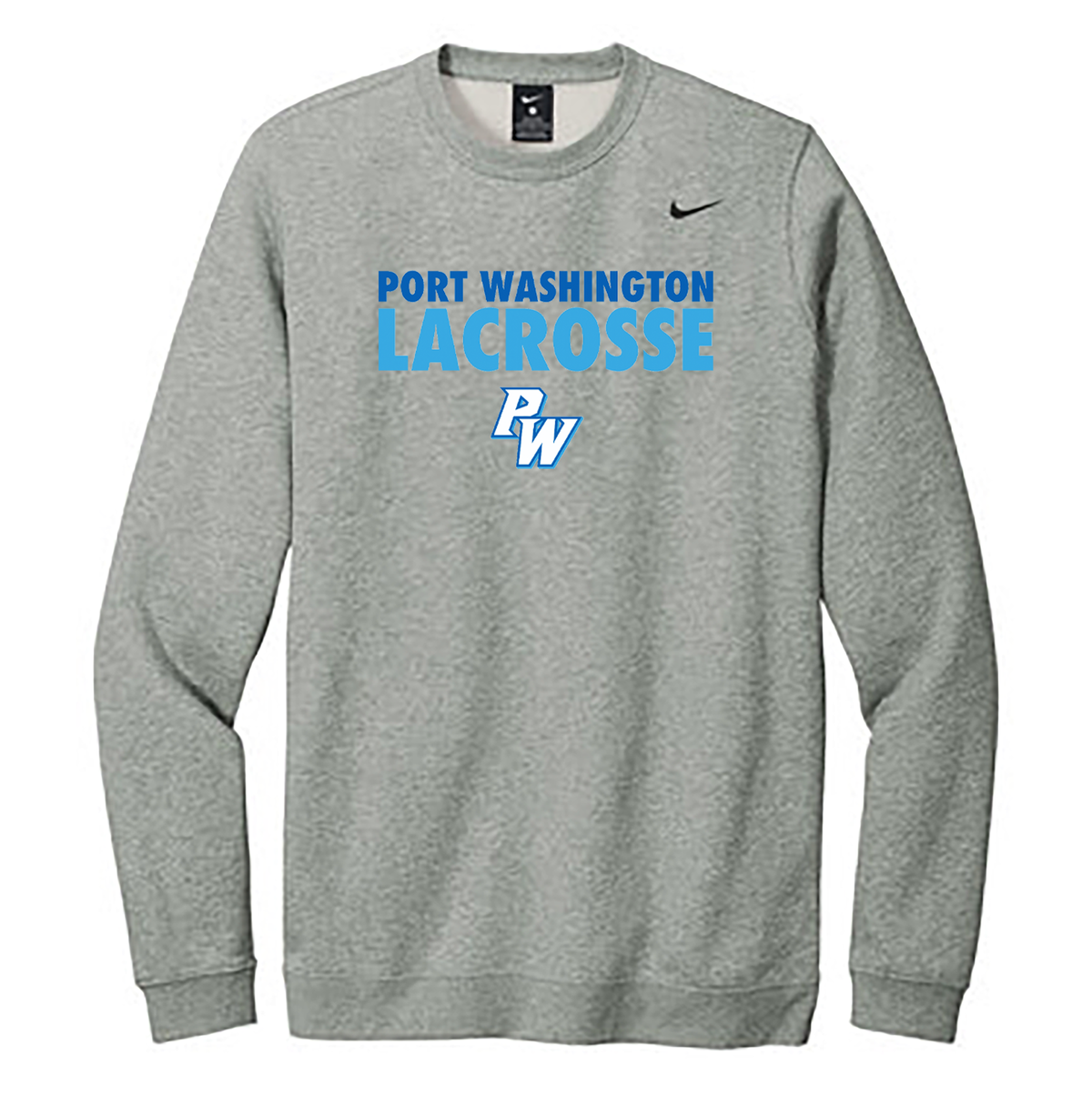 Port Washington Girls Lacrosse Nike Fleece Crew Neck