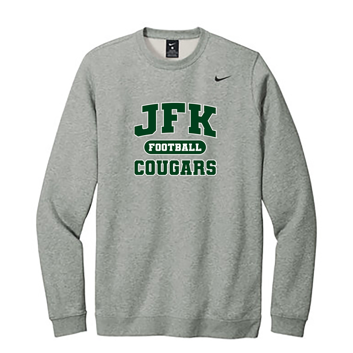 JFK Bellmore Football Nike Fleece Crew Neck