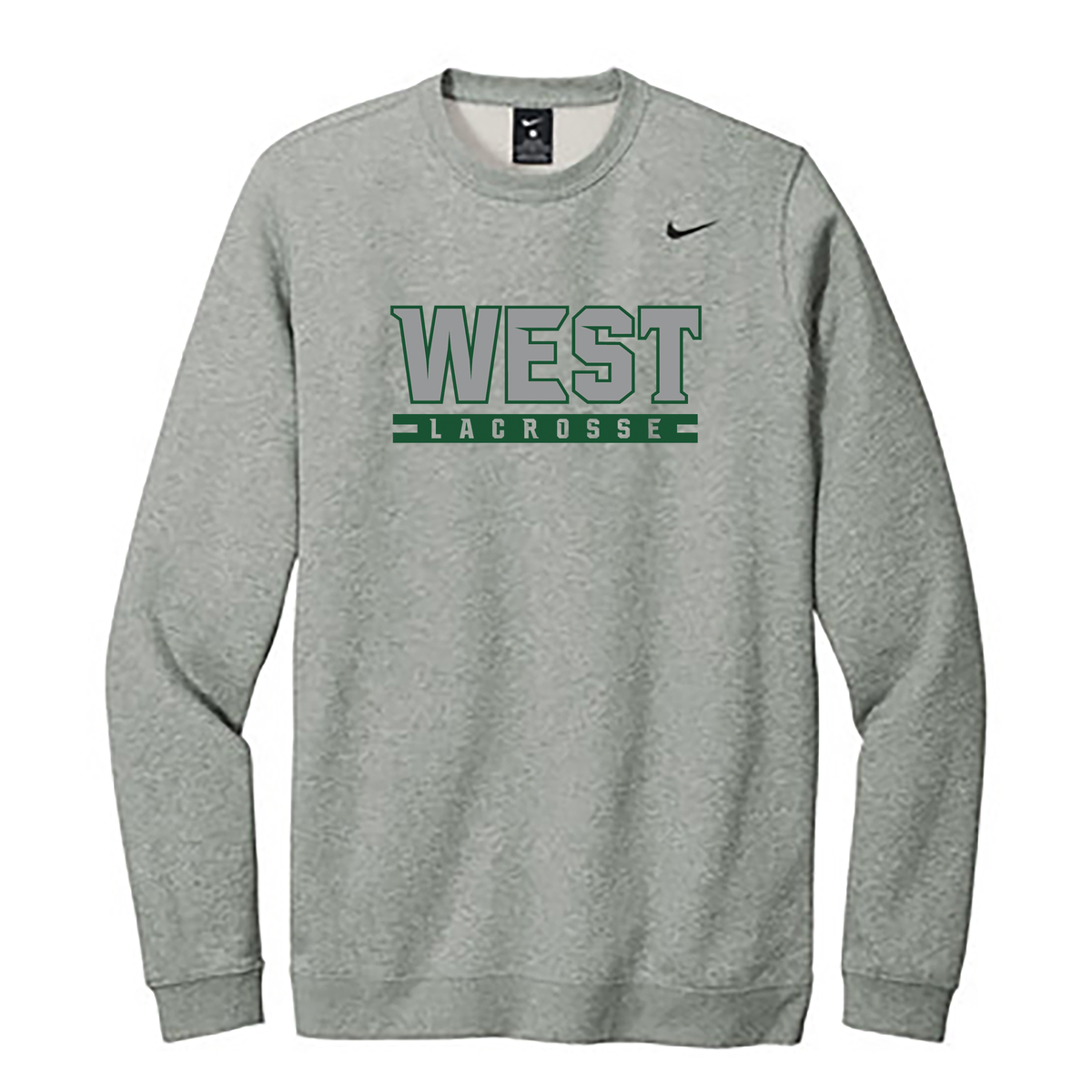 Glenbard West Lacrosse Nike Fleece Crew Neck