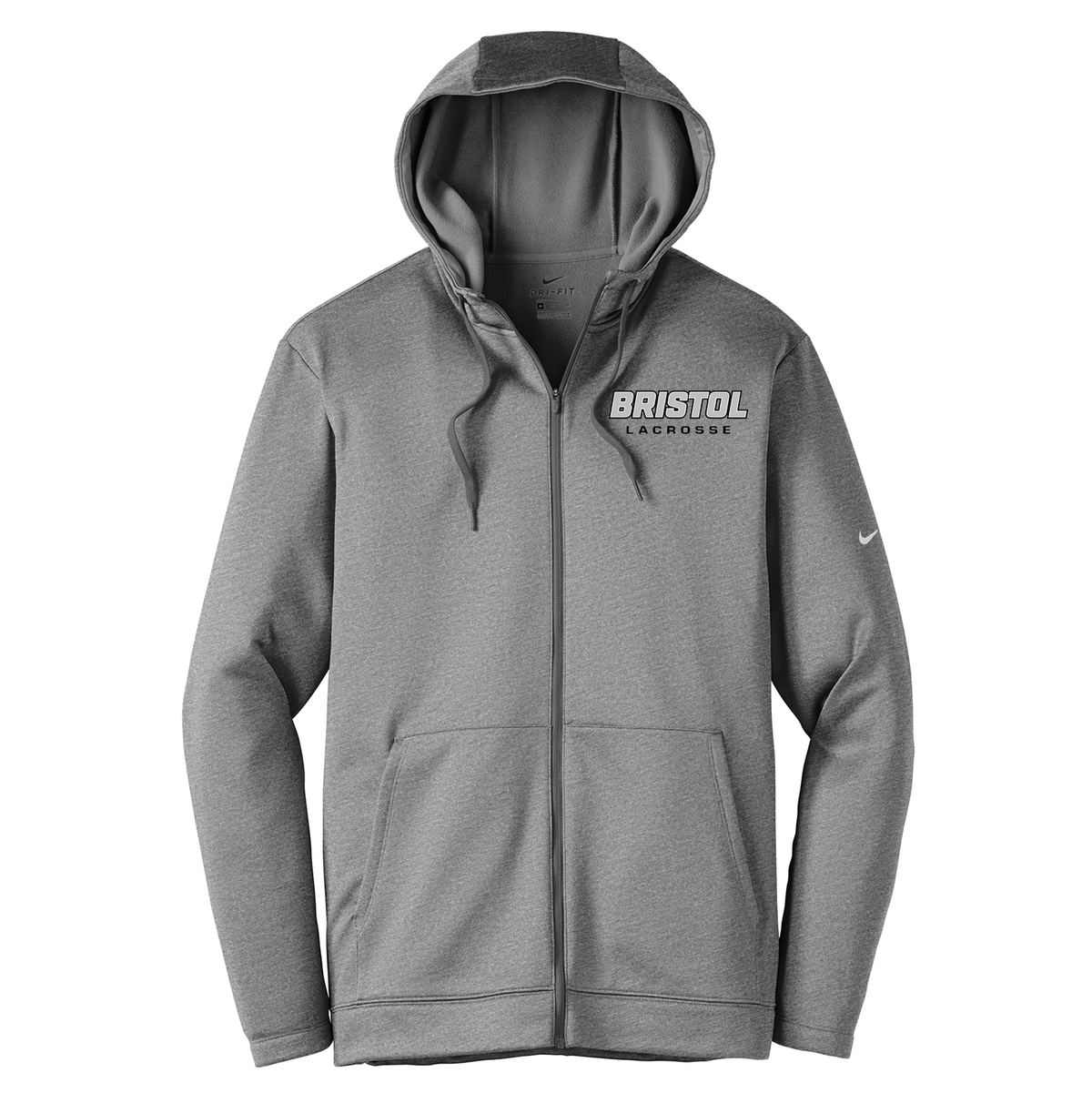 Bristol Lacrosse Nike Therma-FIT Full Zip Hoodie