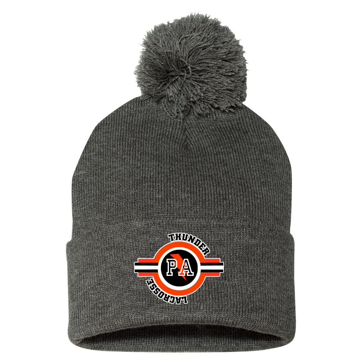 PA Thunder Girls Lacrosse Pom-Pom Beanie