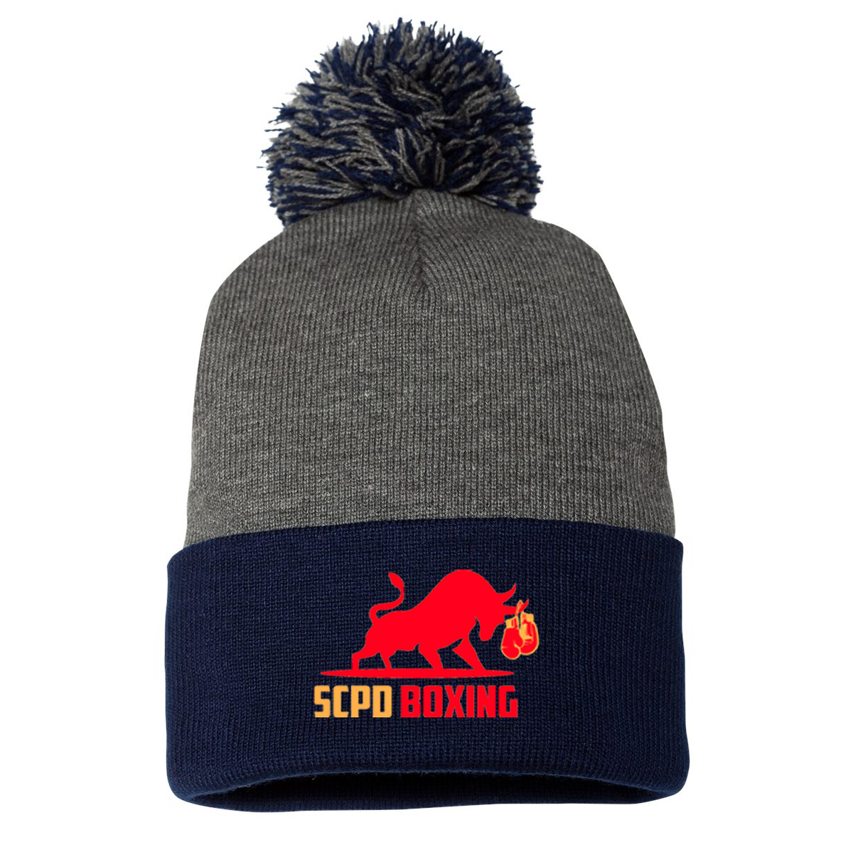 SCPD Boxing Pom-Pom Beanie